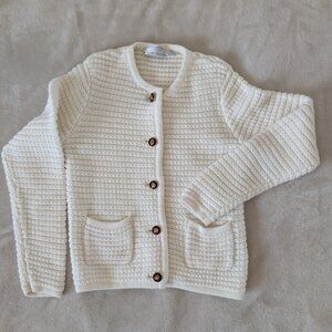 Contemporaine Vision cotton blend decorative cardi